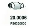 Katalysator vorne ASSO 20.0006