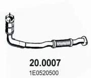 Katalysator vorne ASSO 20.0007
