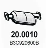 Katalysator vorne ASSO 20.0010