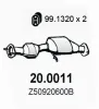 Katalysator vorne ASSO 20.0011