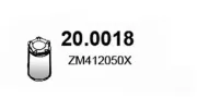 Katalysator vorne ASSO 20.0018