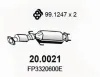 Katalysator vorne ASSO 20.0021