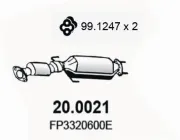 Katalysator vorne ASSO 20.0021