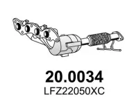 Katalysator vorne ASSO 20.0034