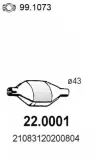 Katalysator vorne ASSO 22.0001