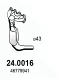 Katalysator vorne ASSO 24.0016