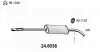 Mittelschalldämpfer ASSO 24.6038