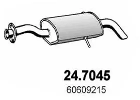 Endschalldämpfer ASSO 24.7045