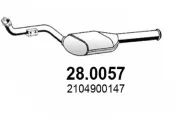 Katalysator vorne ASSO 28.0057