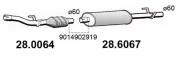 Katalysator vorne ASSO 28.0064