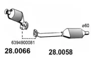 Katalysator vorne ASSO 28.0066
