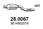 Katalysator vorne ASSO 28.0067