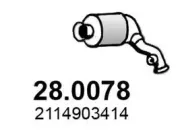 Katalysator vorne ASSO 28.0078