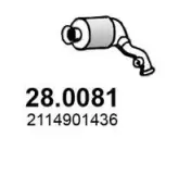 Katalysator vorne ASSO 28.0081