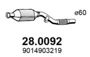 Katalysator vorne ASSO 28.0092