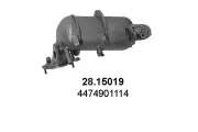 Ruß-/Partikelfilter, Abgasanlage ASSO 28.15019