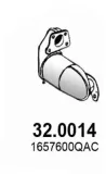Katalysator vorne ASSO 32.0014