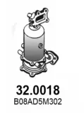 Katalysator vorne ASSO 32.0018