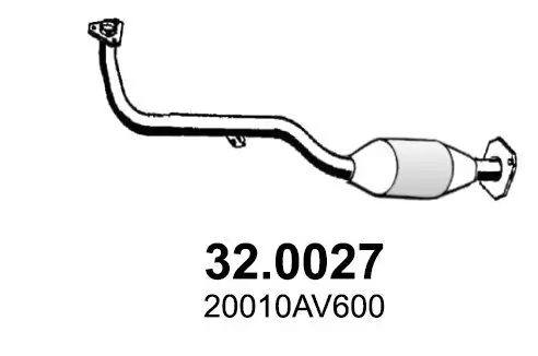 Katalysator vorne ASSO 32.0027 Bild Katalysator vorne ASSO 32.0027