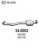 Katalysator vorne ASSO 34.0002