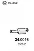 Katalysator vorne ASSO 34.0016