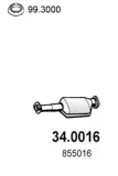 Katalysator vorne ASSO 34.0016