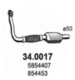 Katalysator vorne ASSO 34.0017