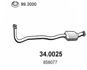 Katalysator vorne ASSO 34.0025