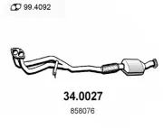 Katalysator vorne ASSO 34.0027