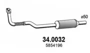Katalysator vorne ASSO 34.0032