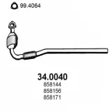 Katalysator vorne ASSO 34.0040