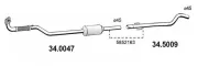 Katalysator vorne ASSO 34.0047