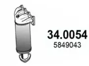 Katalysator vorne ASSO 34.0054