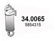 Katalysator vorne ASSO 34.0065