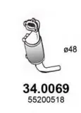 Katalysator vorne ASSO 34.0069