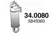 Katalysator vorne ASSO 34.0080