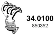 Katalysator vorne ASSO 34.0100