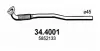 Abgasrohr Mitte ASSO 34.4001
