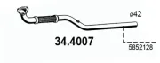 Abgasrohr mitte ASSO 34.4007