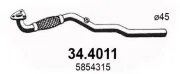 Abgasrohr mitte ASSO 34.4011