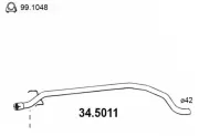 Abgasrohr ASSO 34.5011