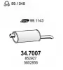 Endschalldämpfer ASSO 34.7007