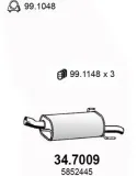 Endschalldämpfer ASSO 34.7009