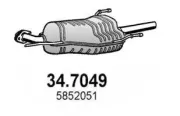 Endschalldämpfer ASSO 34.7049