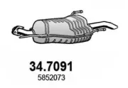 Endschalldämpfer ASSO 34.7091