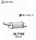 Endschalldämpfer ASSO 34.7100