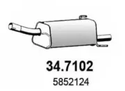 Endschalldämpfer ASSO 34.7102