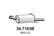 Endschalldämpfer ASSO 34.7103B