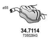 Endschalldämpfer ASSO 34.7114