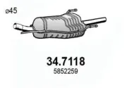 Endschalldämpfer ASSO 34.7118